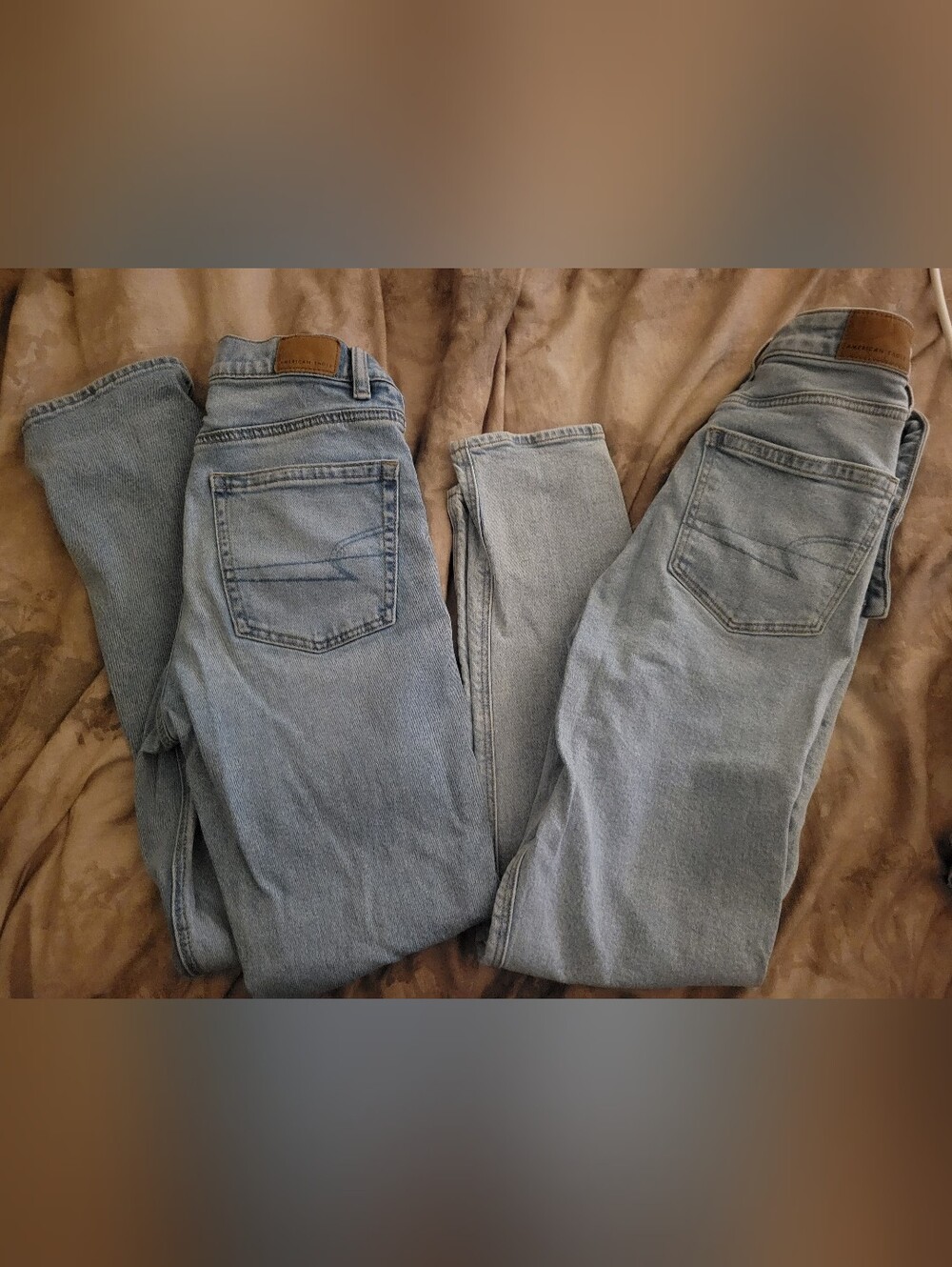 2 Pair American Eagle Stretch Skinny & Strigid Denim Jeans 0/00